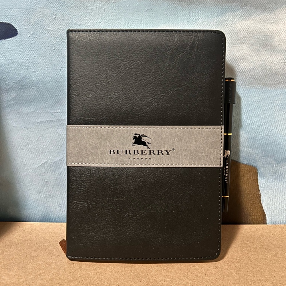 Burberry Notebook Lined Paper Brand New